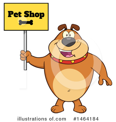 Royalty-Free (RF) Bulldog Clipart Illustration by Hit Toon - Stock Sample #1464184