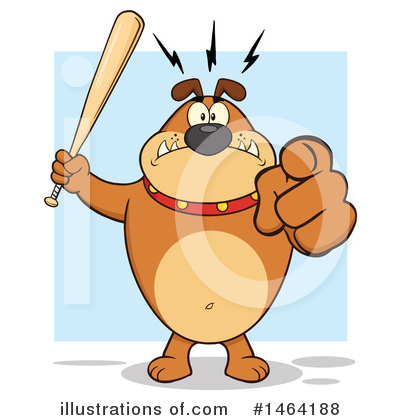 Royalty-Free (RF) Bulldog Clipart Illustration by Hit Toon - Stock Sample #1464188