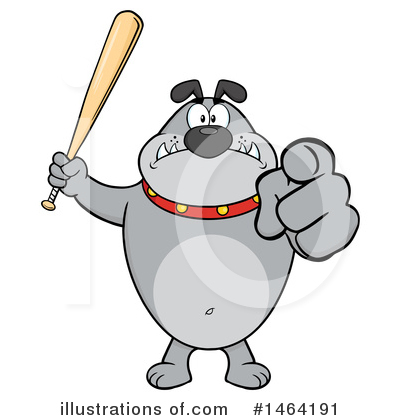 Royalty-Free (RF) Bulldog Clipart Illustration by Hit Toon - Stock Sample #1464191