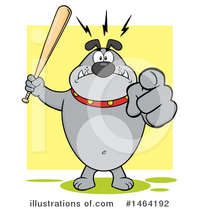 Royalty-Free (RF) Bulldog Clipart Illustration by Hit Toon - Stock Sample #1464192