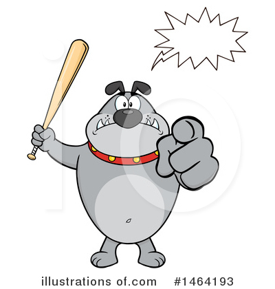Royalty-Free (RF) Bulldog Clipart Illustration by Hit Toon - Stock Sample #1464193