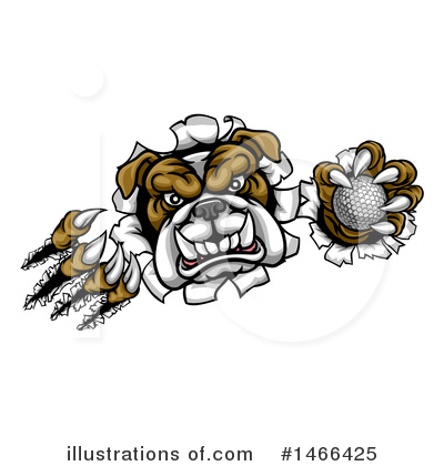 Royalty-Free (RF) Bulldog Clipart Illustration by AtStockIllustration - Stock Sample #1466425