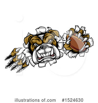 Royalty-Free (RF) Bulldog Clipart Illustration by AtStockIllustration - Stock Sample #1524630