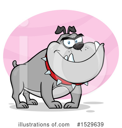 Royalty-Free (RF) Bulldog Clipart Illustration by Hit Toon - Stock Sample #1529639
