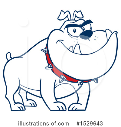 Royalty-Free (RF) Bulldog Clipart Illustration by Hit Toon - Stock Sample #1529643
