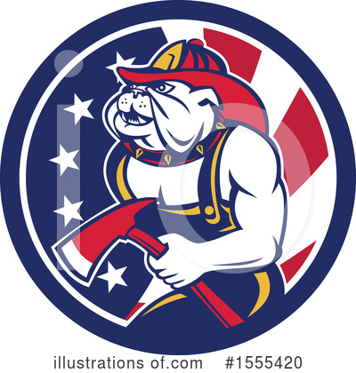 Royalty-Free (RF) Bulldog Clipart Illustration by patrimonio - Stock Sample #1555420