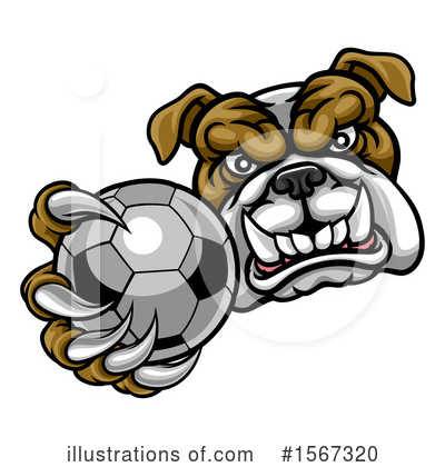 Royalty-Free (RF) Bulldog Clipart Illustration by AtStockIllustration - Stock Sample #1567320
