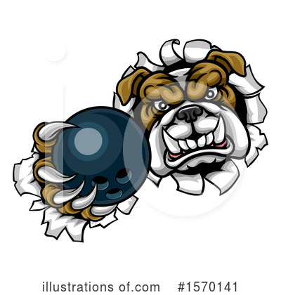 Royalty-Free (RF) Bulldog Clipart Illustration by AtStockIllustration - Stock Sample #1570141