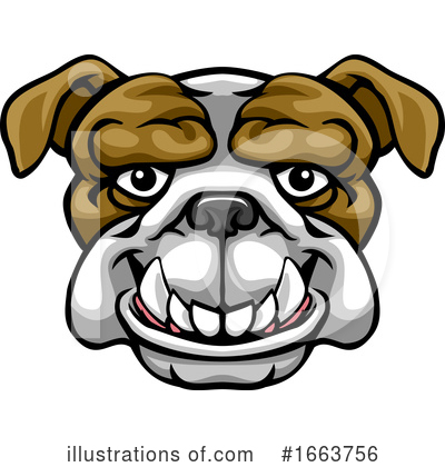 Royalty-Free (RF) Bulldog Clipart Illustration by AtStockIllustration - Stock Sample #1663756