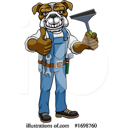 Royalty-Free (RF) Bulldog Clipart Illustration by AtStockIllustration - Stock Sample #1698760