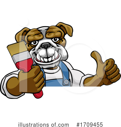 Royalty-Free (RF) Bulldog Clipart Illustration by AtStockIllustration - Stock Sample #1709455
