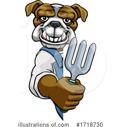 Royalty-Free (RF) Bulldog Clipart Illustration by AtStockIllustration - Stock Sample #1718730