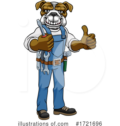 Royalty-Free (RF) Bulldog Clipart Illustration by AtStockIllustration - Stock Sample #1721696