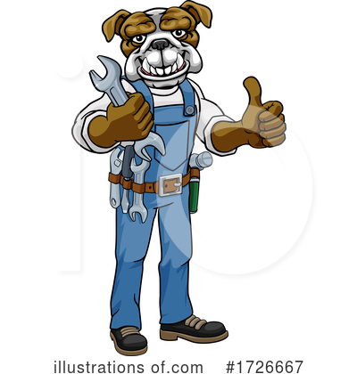 Royalty-Free (RF) Bulldog Clipart Illustration by AtStockIllustration - Stock Sample #1726667