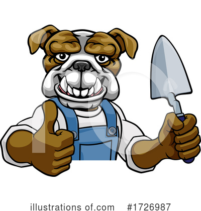 Royalty-Free (RF) Bulldog Clipart Illustration by AtStockIllustration - Stock Sample #1726987