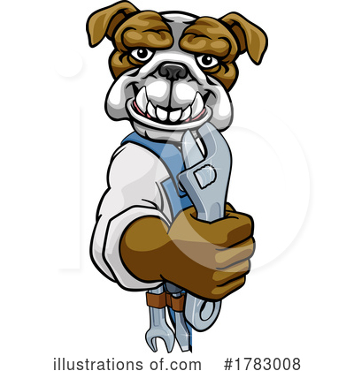 Royalty-Free (RF) Bulldog Clipart Illustration by AtStockIllustration - Stock Sample #1783008