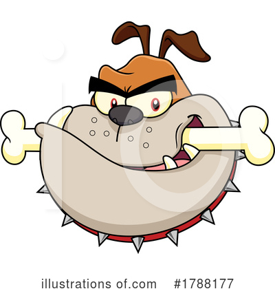 Royalty-Free (RF) Bulldog Clipart Illustration by Hit Toon - Stock Sample #1788177