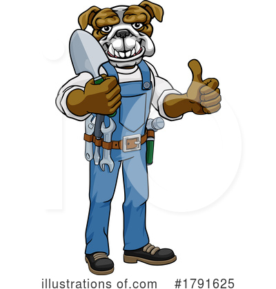 Royalty-Free (RF) Bulldog Clipart Illustration by AtStockIllustration - Stock Sample #1791625