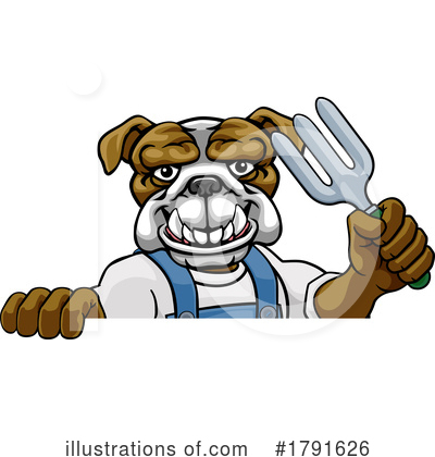 Royalty-Free (RF) Bulldog Clipart Illustration by AtStockIllustration - Stock Sample #1791626