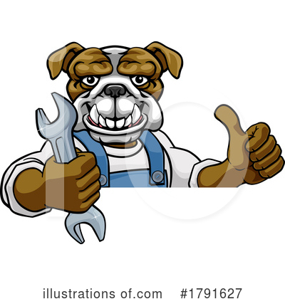 Royalty-Free (RF) Bulldog Clipart Illustration by AtStockIllustration - Stock Sample #1791627