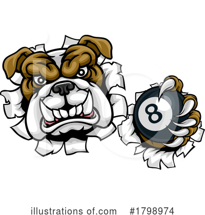 Royalty-Free (RF) Bulldog Clipart Illustration by AtStockIllustration - Stock Sample #1798974