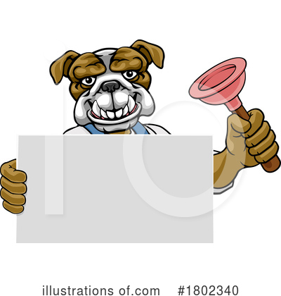 Royalty-Free (RF) Bulldog Clipart Illustration by AtStockIllustration - Stock Sample #1802340