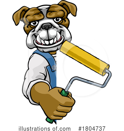 Royalty-Free (RF) Bulldog Clipart Illustration by AtStockIllustration - Stock Sample #1804737