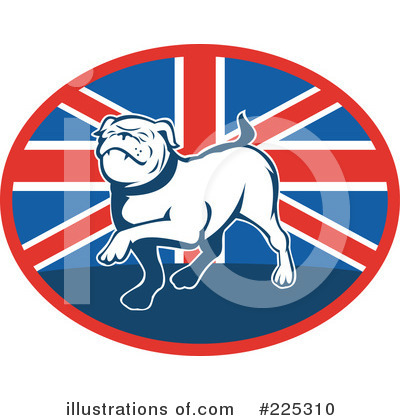 Royalty-Free (RF) Bulldog Clipart Illustration by patrimonio - Stock Sample #225310