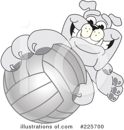 Royalty-Free (RF) Bulldog Mascot Clipart Illustration by Mascot Junction - Stock Sample #225700