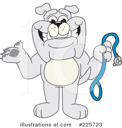Royalty-Free (RF) Bulldog Mascot Clipart Illustration by Mascot Junction - Stock Sample #225723