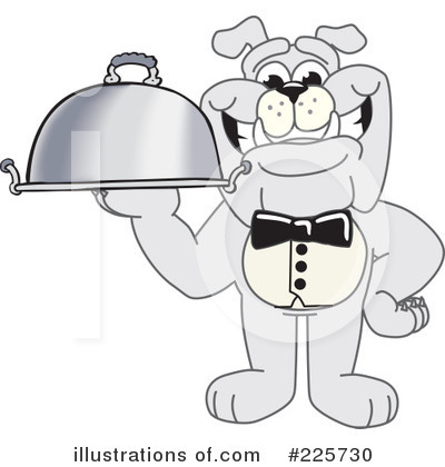 Bulldog Mascot Clipart #225730 by Toons4Biz