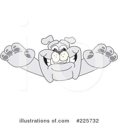 Bulldog Mascot Clipart #225732 by Toons4Biz