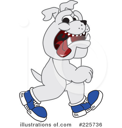 Bulldog Mascot Clipart #225736 by Toons4Biz