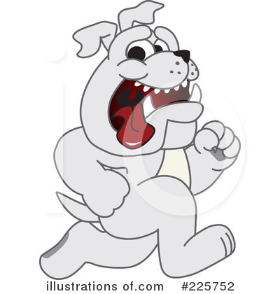Bulldog Mascot Clipart #225752 by Toons4Biz