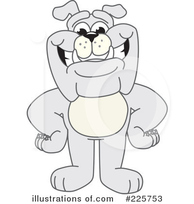 Bulldog Mascot Clipart #225753 by Toons4Biz