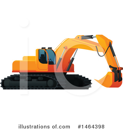 Bulldozer Clipart #1464398 by Vector Tradition SM