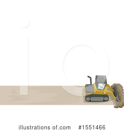 Bulldozer Clipart #1551466 by BNP Design Studio