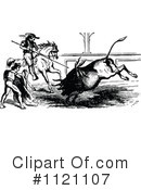 Bullfight Clipart #1121107 by Prawny Vintage