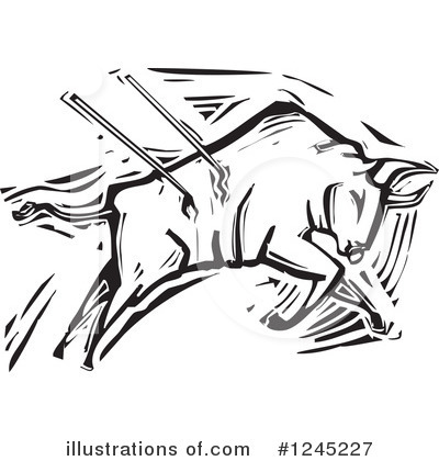 Royalty-Free (RF) Bullfighting Clipart Illustration by xunantunich - Stock Sample #1245227