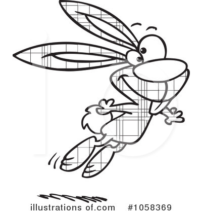 Royalty-Free (RF) Bunny Clipart Illustration by toonaday - Stock Sample #1058369