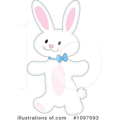 Royalty-Free (RF) Bunny Clipart Illustration by Maria Bell - Stock Sample #1097093