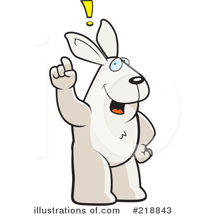 Royalty-Free (RF) Bunny Clipart Illustration by Cory Thoman - Stock Sample #218843