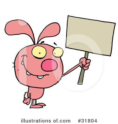 Royalty-Free (RF) Bunny Clipart Illustration by Hit Toon - Stock Sample #31804