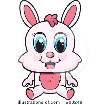 Royalty-Free (RF) Bunny Clipart Illustration by Cory Thoman - Stock Sample #60248
