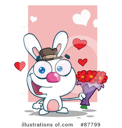 Royalty-Free (RF) Bunny Clipart Illustration by Hit Toon - Stock Sample #87799