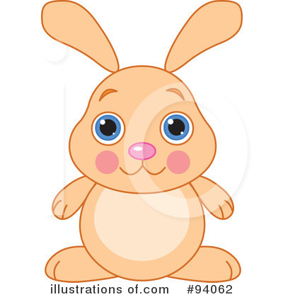 Royalty-Free (RF) Bunny Clipart Illustration by Pushkin - Stock Sample #94062