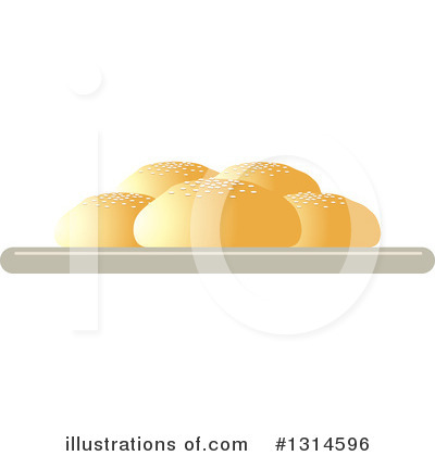 Buns Clipart #1314596 by Lal Perera
