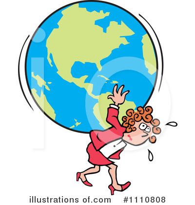 Business Woman Clipart #1110808 by Johnny Sajem