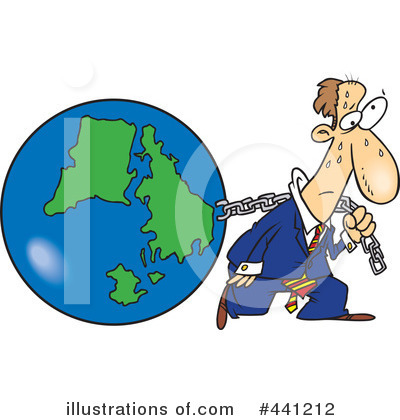 Royalty-Free (RF) Burden Clipart Illustration by toonaday - Stock Sample #441212