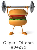 Burger Character Clipart #84295 by Julos